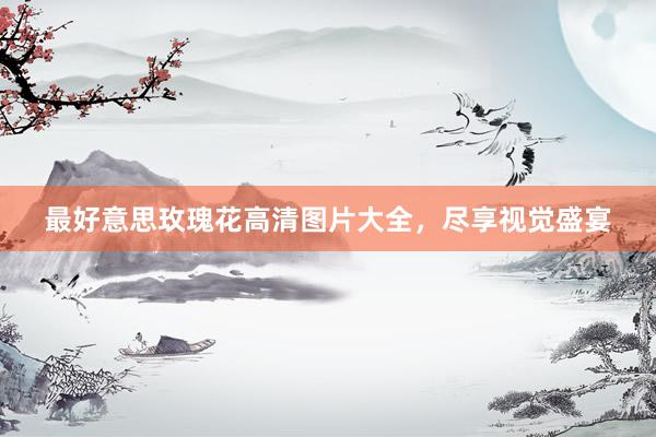 最好意思玫瑰花高清图片大全，尽享视觉盛宴